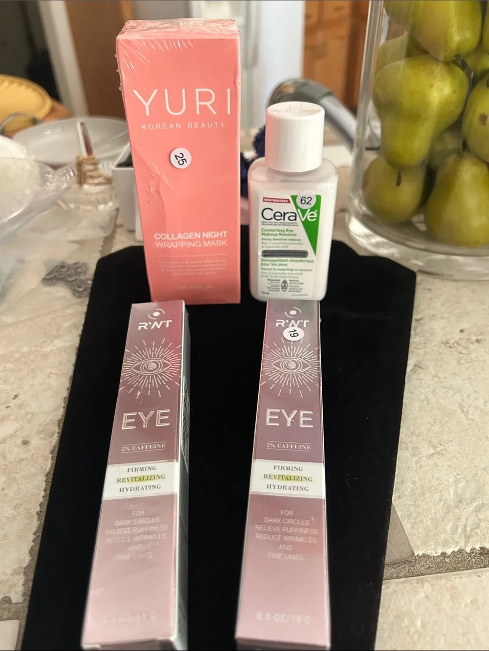 YURI Collagen Night Wrapping Mask — Pink Hydrating Eye and Night Care